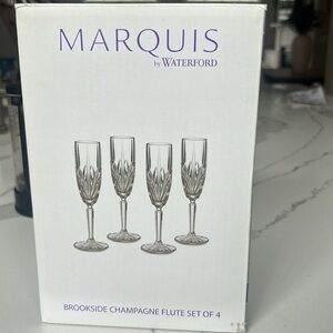 Marquis by Waterford Set of 4 Brookside Flutes